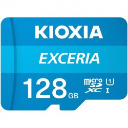 MEMORIA MICRO SD 128GB TOSHIBA KIOXIA HC C10 + ADAPTADOR SD