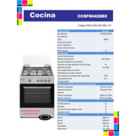 COCINA CORBERÓ INOX 60CM  ANCHO