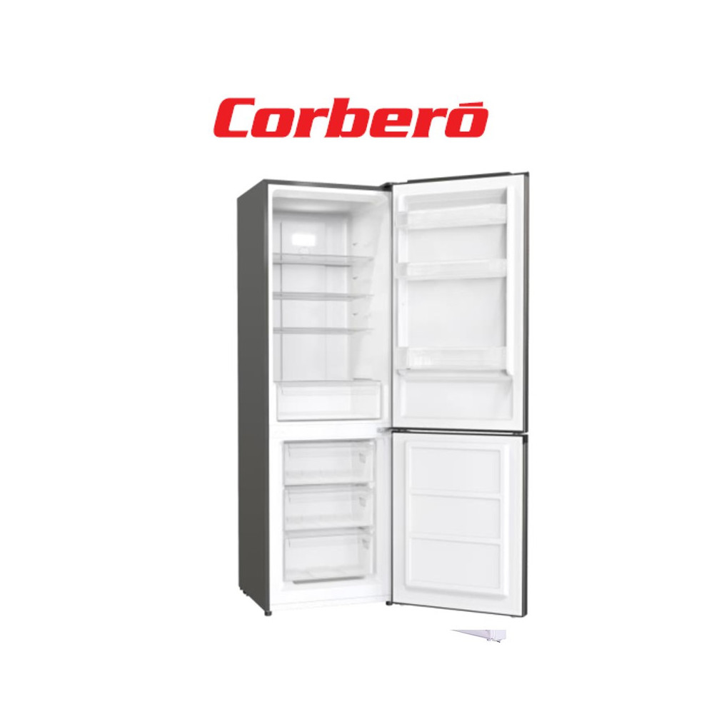 FRIGORÍFICO  CORBERÓ COMBI NO FROST 186*60 CM COLOR INOX