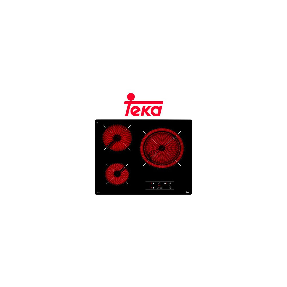 PLACA VITROCERÁMICA 3 QUEMADORES TEKA