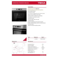 HORNO MULTIFUNCIÓN 70L. TEKA