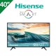 TV LED HISENSE 40" FULL HD SMART TV