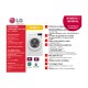 LAVADORA LG 8 KG, INVERTER, 1200 RPM, A+++(-30%)