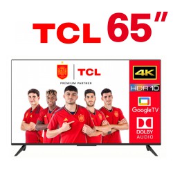 TELEVISOR TCL  65" 4K, SMART, GOOGLE TV, DOLBY VISION