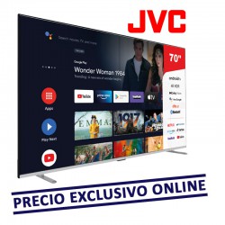 TELEVISOR JVC 70" SMART TV ANDROID, 4K UHD, BLUETOOTH