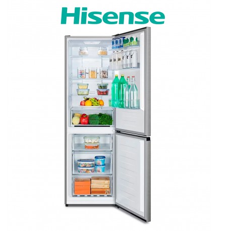 FRIGORÍFICO HISENSE NO FROST, COLOR INOX, CLASE C, 186x60