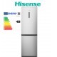 FRIGORÍFICO HISENSE NO FROST, COLOR INOX, CLASE C, 186x60