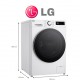 LAVADORA SECADORA LG - 9kg lavado/6kg secado - 1400rpm
