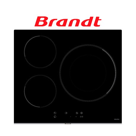 PLACA Vitrocerámica Inducción 3 Zonas BRANDT