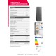 FRIGORÍFICO BRANDT  COMBI NO FROST 185x60 COLOR INOX