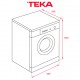 LAVADORA - 8kg - 1400rpm TEKA