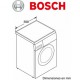 LAVADORA- 8kg - 1400rpm BOSCH