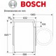 LAVADORA- 8kg - 1400rpm BOSCH