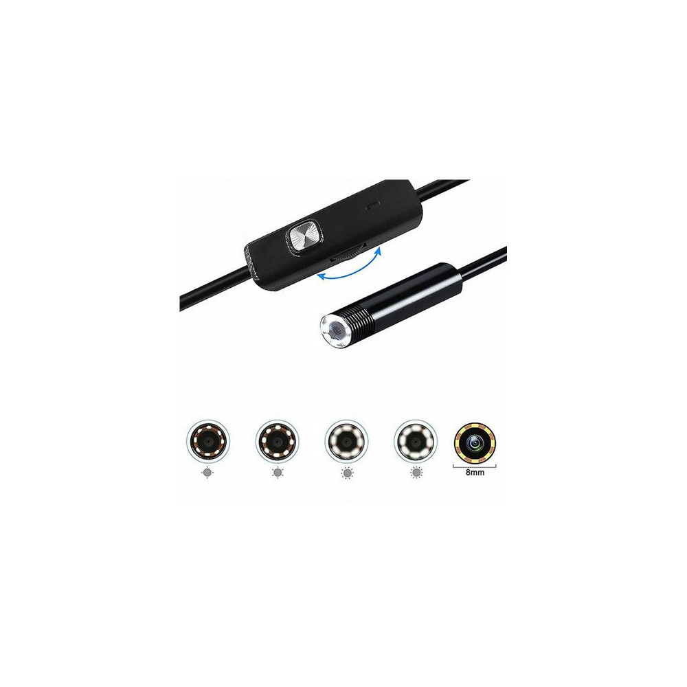 CAMARA ENDOSCOPICA 2METROS LENTE 8MM USB