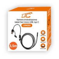 CAMARA ENDOSCOPICA 3.5METROS LENTE 8MM USB