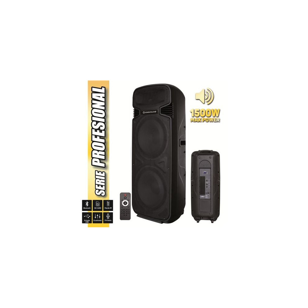 ALTAVOZ AUTOAMPLIFICADO PRO500 2X15 1500W SERIE PRO COOLSOUND
