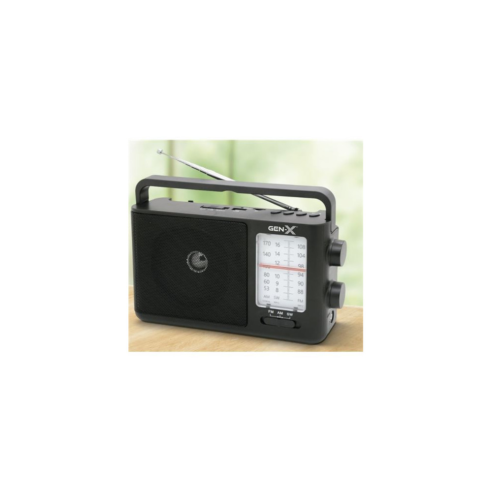 RADIO CLASICA RECARGABLE CON BLUETOOTH 4409 GEN-X