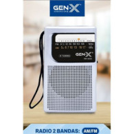RADIO PORTATIL AM/FM ANALOGICA GRIS FM-4406 GEN-X