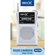 RADIO PORTATIL AM/FM ANALOGICA GRIS FM-4404 GEN-X