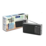 RADIO PORTATIL AM/FM DIAL CLASICO NEGRA GEN-X