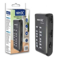 TRANSITOR PORTATIL AM/FM ANALOGICA NEGRO FM-4412 GEN-X