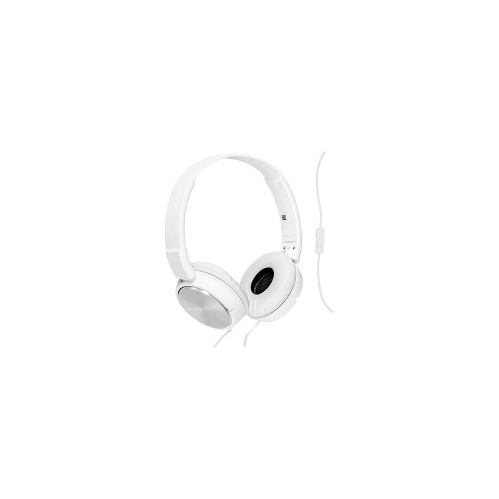 AURICULAR DIADEMA PLEGABLE CON MICRÓFONO BLANCO SONY