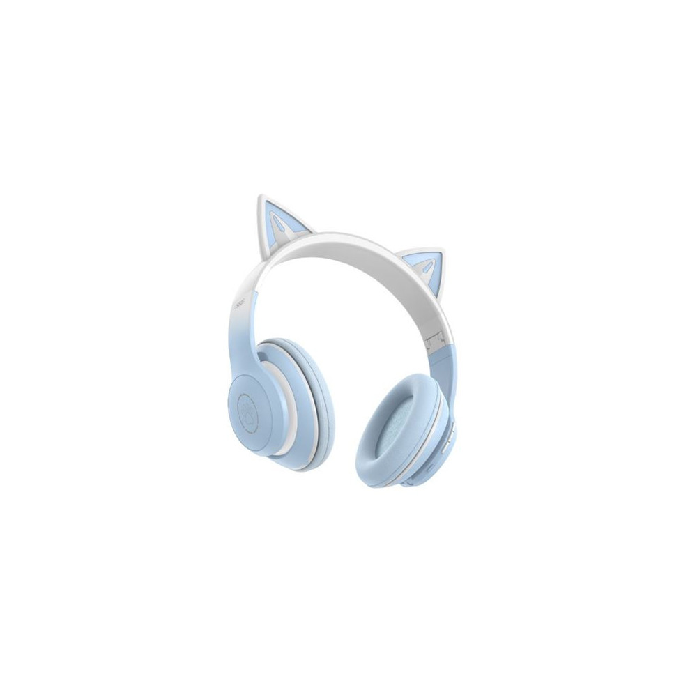 AURICULARES DIADEMA BLUETOOTH BE38 CATS AZUL XO