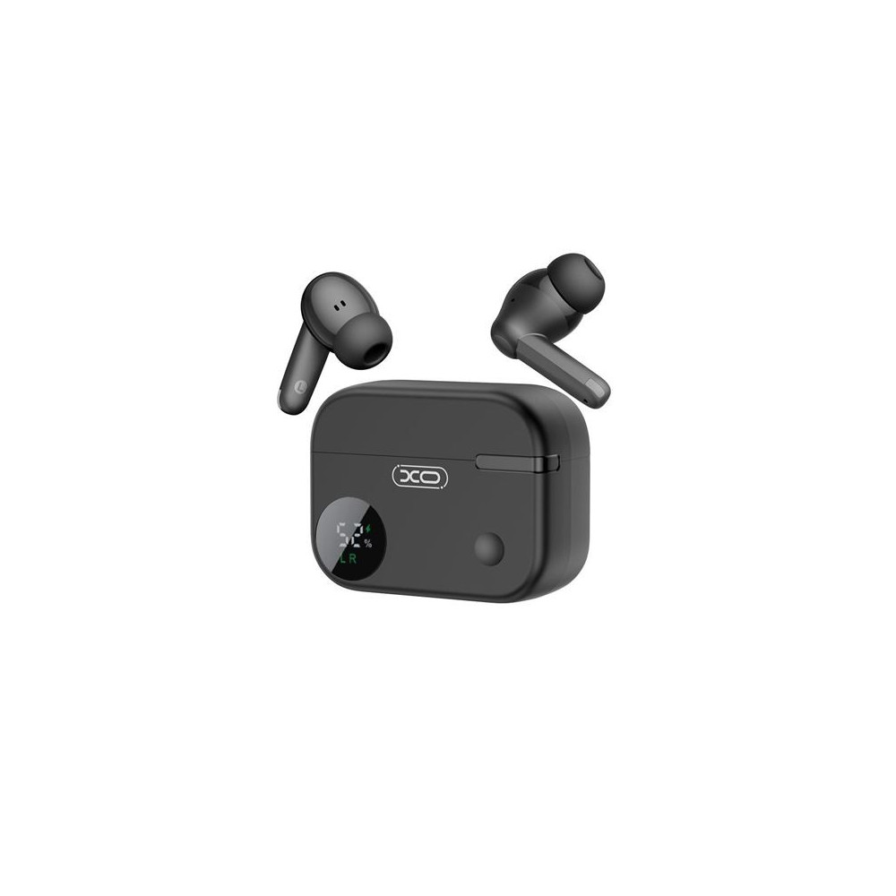 AURICULARES TWS CON CAJA LCD G34 NEGRO OK