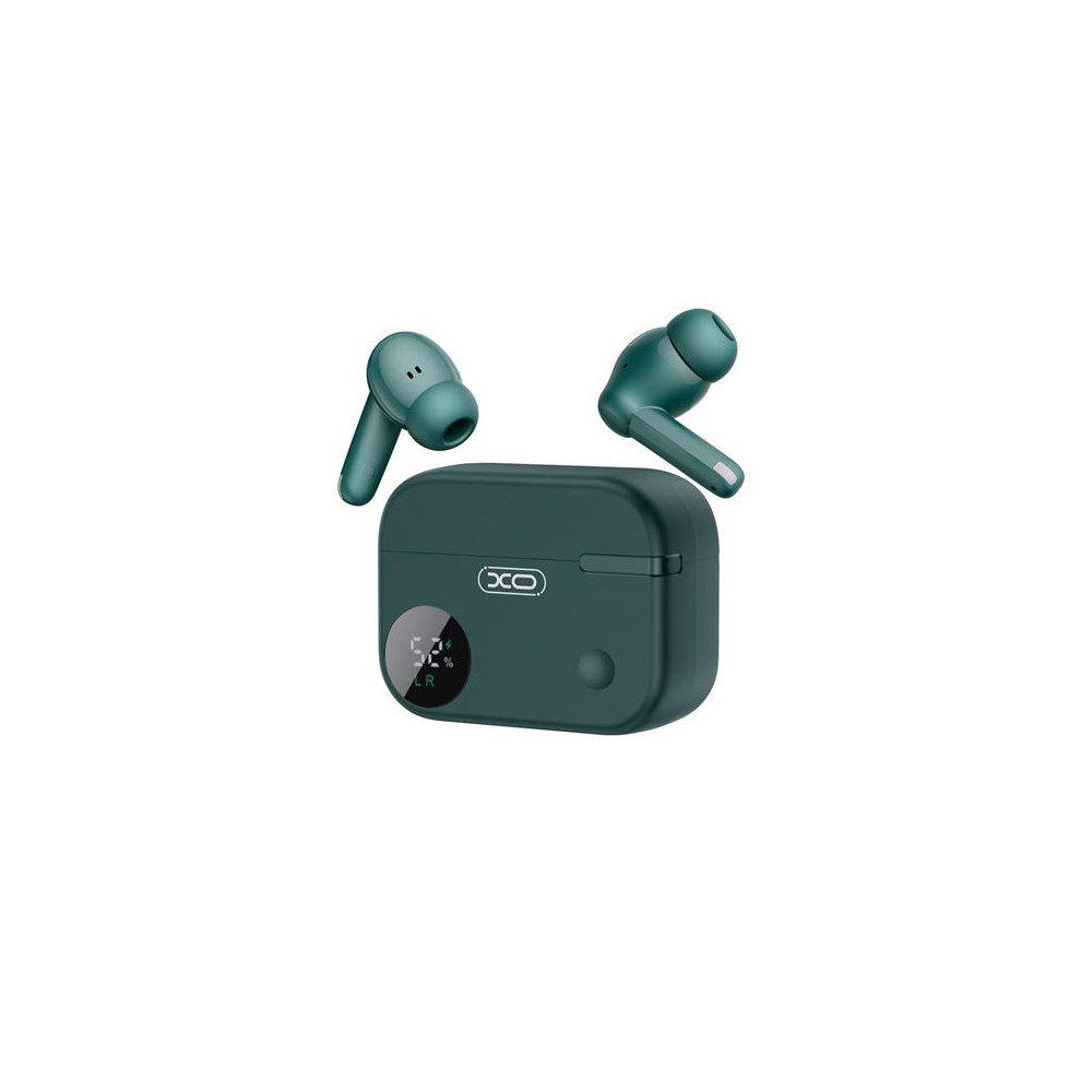 AURICULARES TWS CON CAJA LCD G34 VERDE XO
