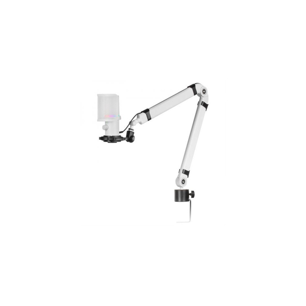 MICROFONO MMIC-XT BLANCO | BRAZO REGULABLE | RGB | ACCESORIOS | MARS GAMING