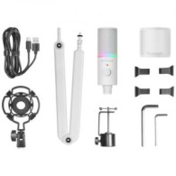 MICROFONO MMIC-XT BLANCO | BRAZO REGULABLE | RGB | ACCESORIOS | MARS GAMING