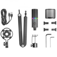 MICROFONO MMIC-XT NEGRO | BRAZO REGULABLE | RGB | ACCESORIOS | MARS GAMING