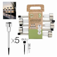 PACK 5 LAMPARAS SOLARES 4.5X36.5