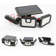 FOCO SOLAR TRIPLE CON SENSOR 800LM ELBAT