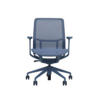 SILLA OFICINA GAMA SENSE ELEGANCE AZUL CROMAD