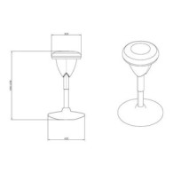 TABURETE MULTIUSOS BALANCIN DESIGN GRIS CROMAD