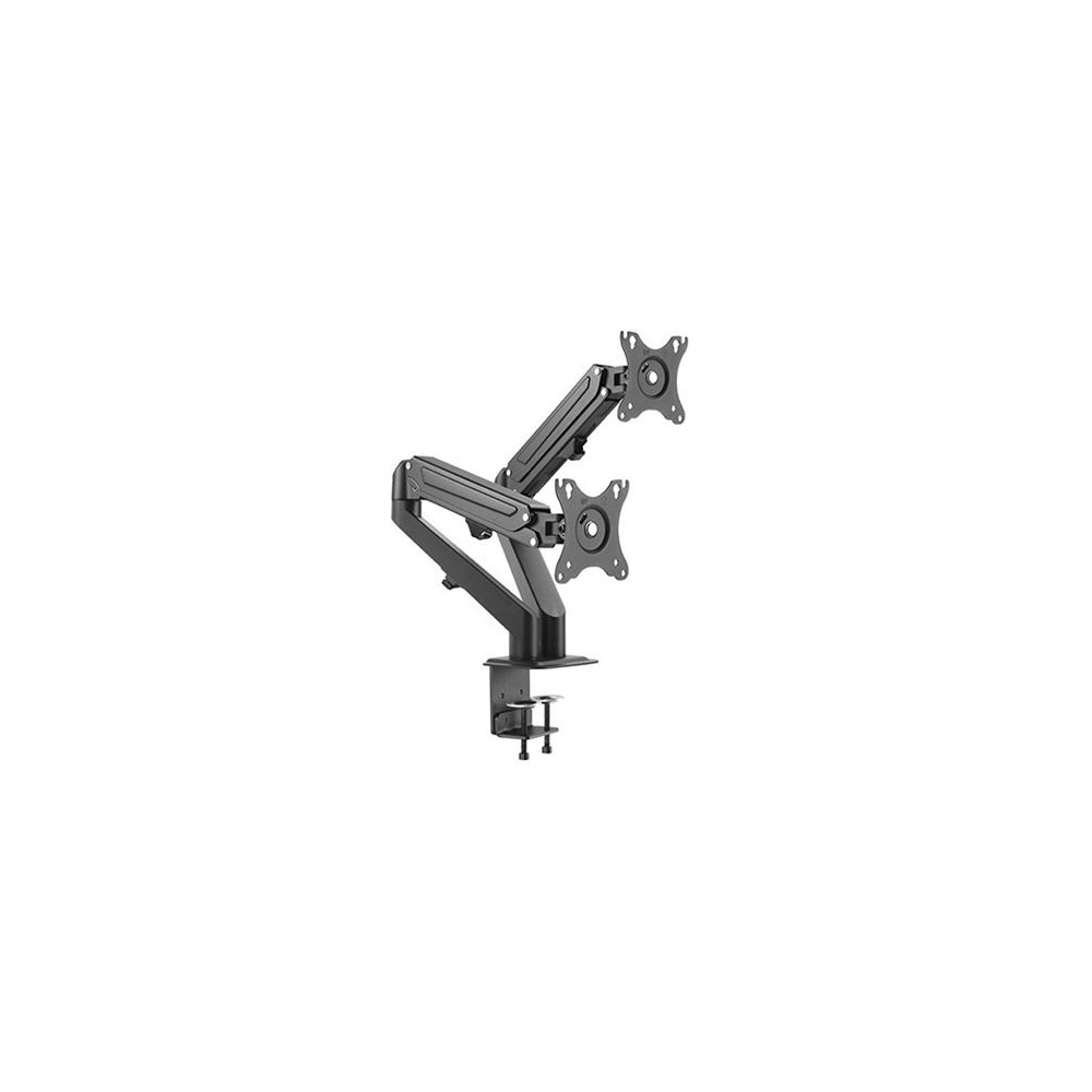 SOPORTE DE MESA 2 MONITORES 17-27 CON PISTON DE GAS CROMAD