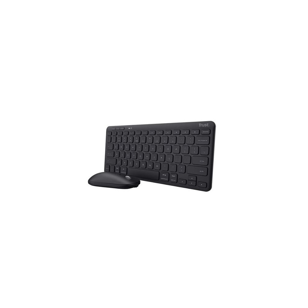 KIT TECLADO Y RATON COMPACTO BLUETOOTH TRUST LYRA