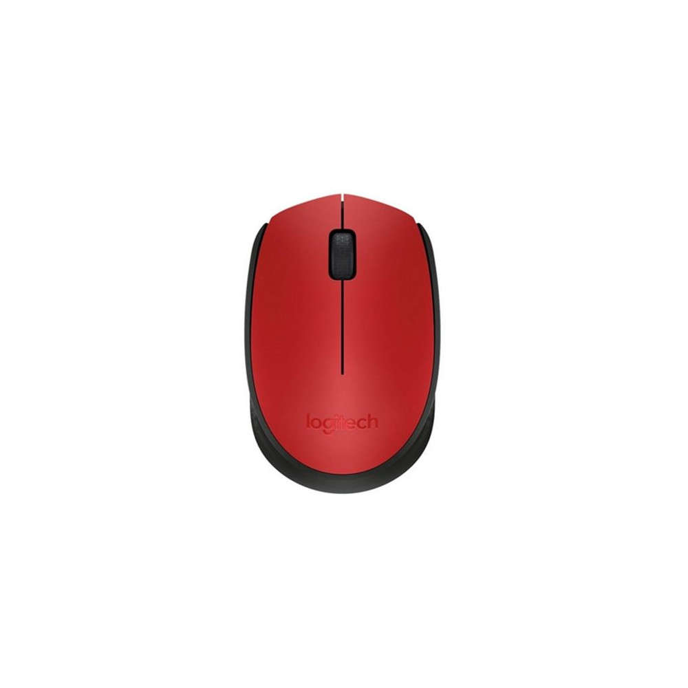 RATON LOGITECH INALAMBRICO M171 1000DPI ROJO