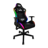 SILLA GAMING RGB SERIE RAPTOR LEGENDARY NEGRA CROMAD