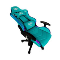 SILLA GAMING RGB SERIE RAPTOR LEGENDARY VERDE CROMAD