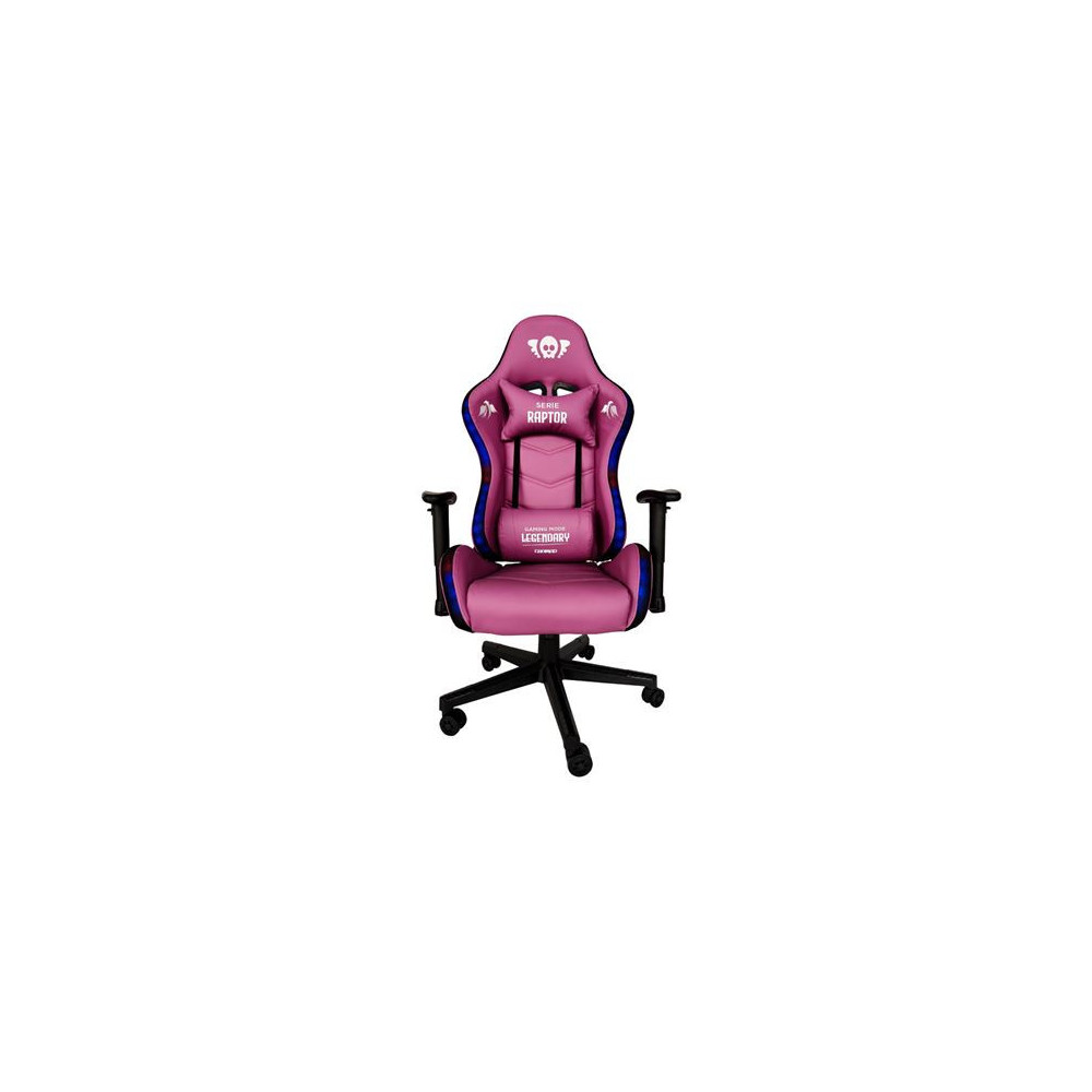 SILLA GAMING RGB SERIE RAPTOR LEGENDARY VIOLETA CROMAD