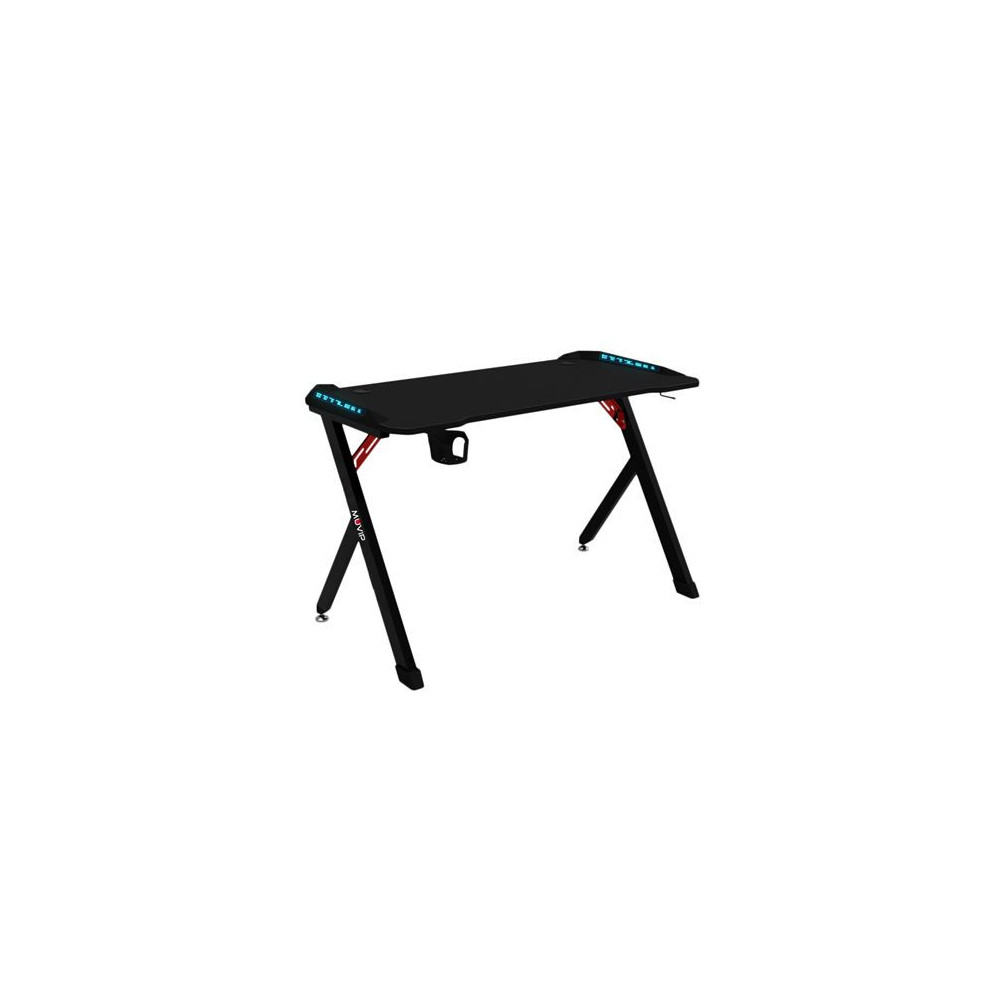 MESA GAMING PRO1200 FIBRA CARBONO LUZ RGB MUVIP