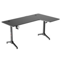 MESA GAMING PRO1300 FIBRA CARBONO | L DERECHA | ALFOMBRILLA 80X30CM | MUVIP