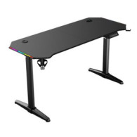 MESA GAMING PRO1600 XL MOTORIZADA FIBRA CARBONO | LUZ RGB SOUND MUVIP