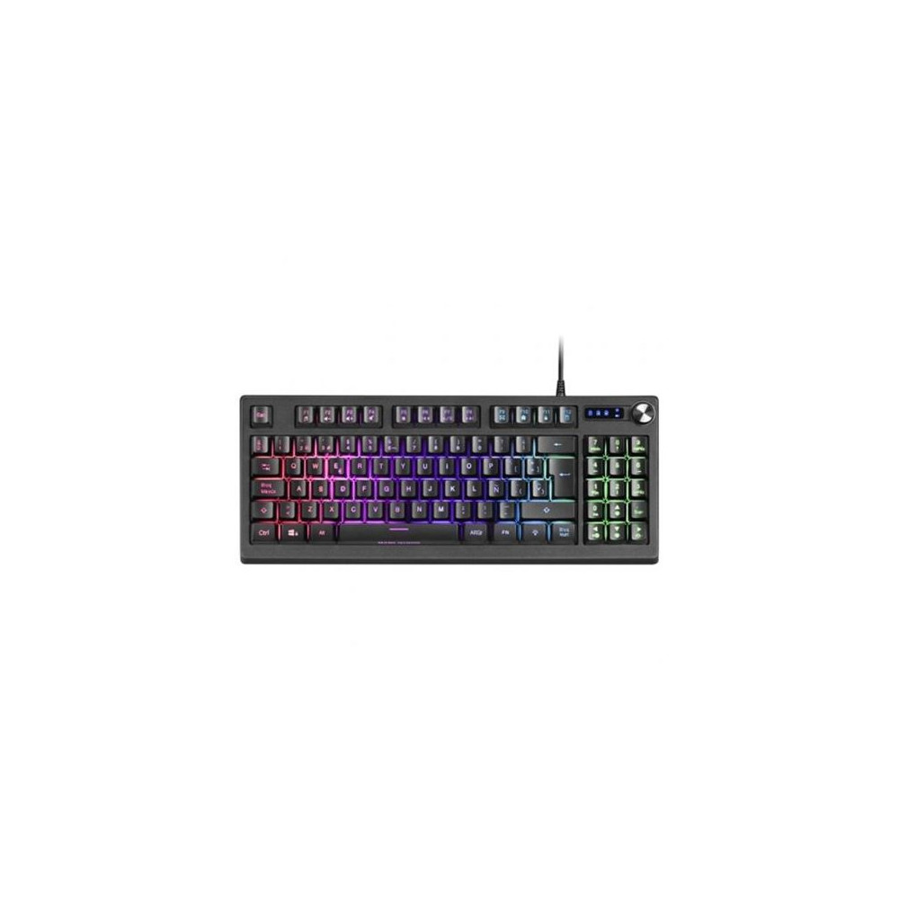 TECLADO SEMI-MECANICO MARS GAMING MKREVO SP