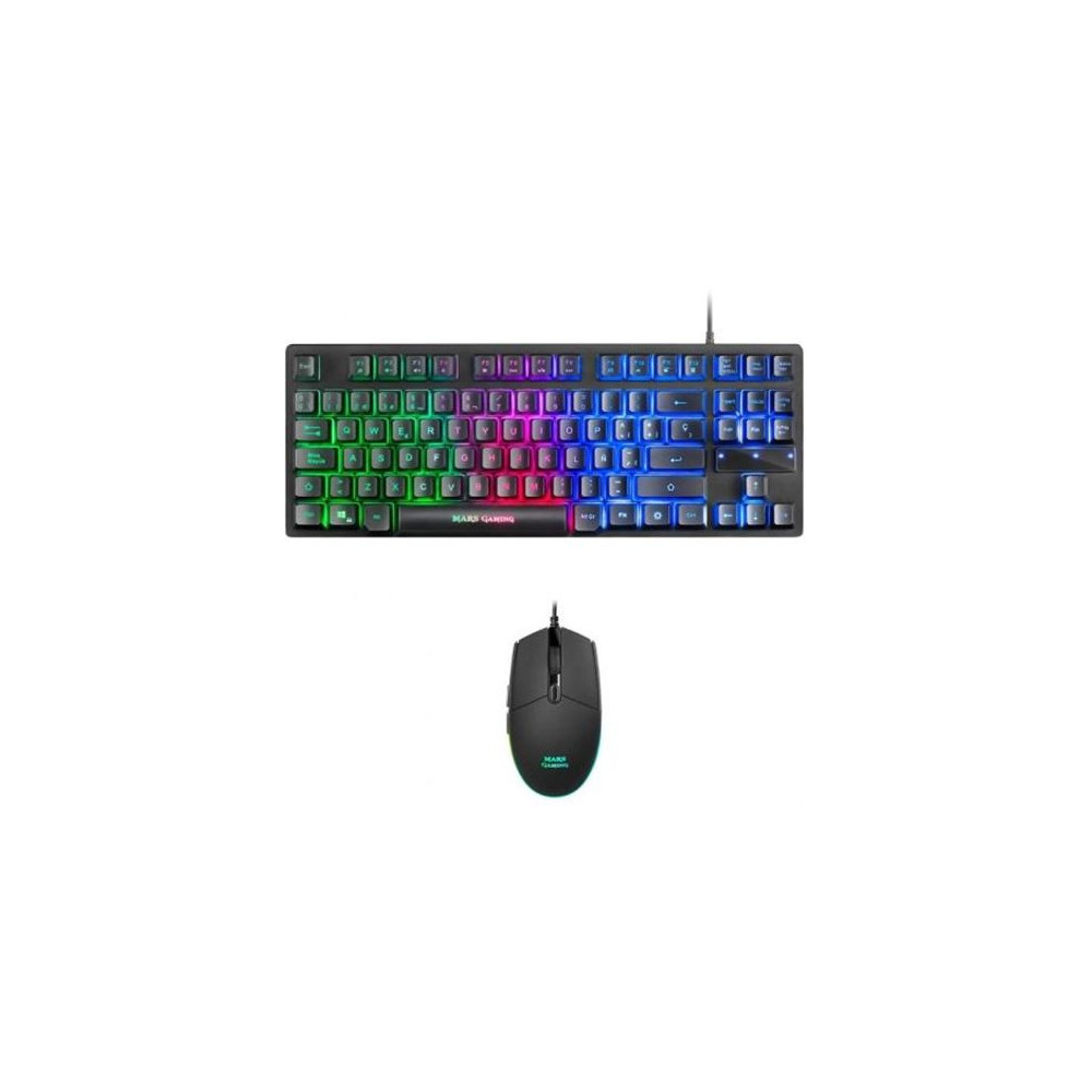 KIT TECLADO + RATÓN GAMING MARS GAMING MCPTKLES