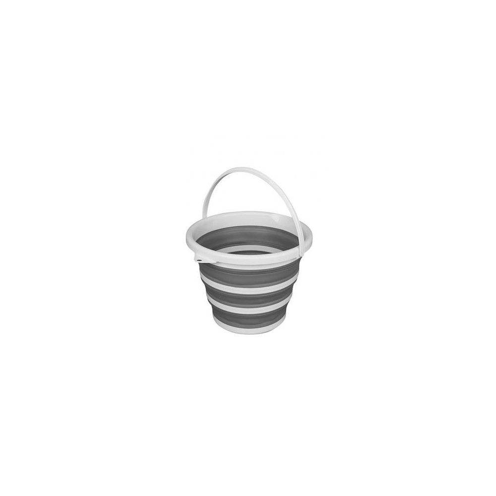 CUBO PLASTICO 10 LITROS PLEGABLE CON ASA CONFORTIME
