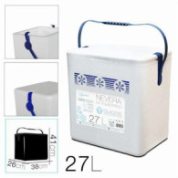 NEVERA DE POLIESTIRENO 27 LITROS CON ASA PLASTICO