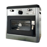 COCINA 2 FUEGOS CON TAPA + HORNO DE GAS CON SISTEMA DE SEGURIDAD MUVIP